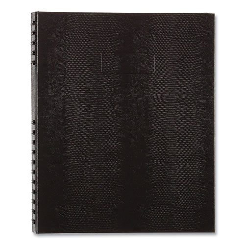 NotePro Undated Daily Planner, 10.75 x 8.5, Black Cover, Undated