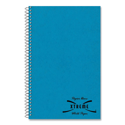 Image of Single-Subject Wirebound Notebooks, 1 Subject, Medium/College Rule, Kolor Kraft Blue Front Cover, 9.5 x 6, 80 Sheets
