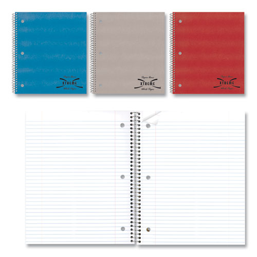 Single-Subject Wirebound Notebooks, Medium/College Rule, Randomly Assorted Kraft Covers, (100) 11 x 8.88 Sheets