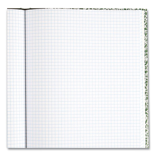 Image of National® Lab Notebook, Wide/Legal Rule, Green Marble Cover, (96) 10.13 X 7.88 Sheets