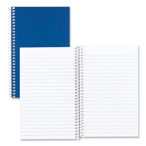 Image of National® Single-Subject Wirebound Notebooks, Medium/College Rule, Blue Kolor Kraft Front Cover, (80) 7.75 X 5 Sheets