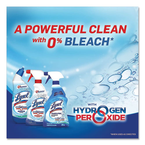 Image of Lysol® Brand Bathroom Cleaner With Hydrogen Peroxide, Cool Spring Breeze, 22 Oz Trigger Spray Bottle