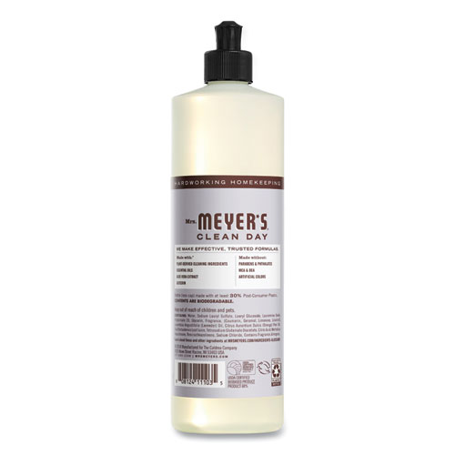 Image of Mrs. Meyer'S® Dish Soap, Lavender Scent, 16 Oz Bottle, 6/Carton