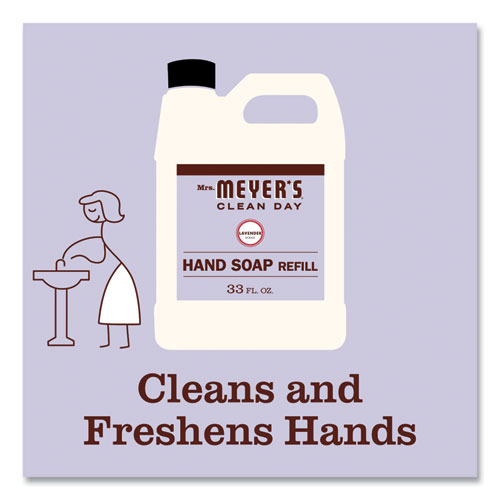 Image of Mrs. Meyer'S® Clean Day Liquid Hand Soap, Lavender, 33 Oz, 6/Carton