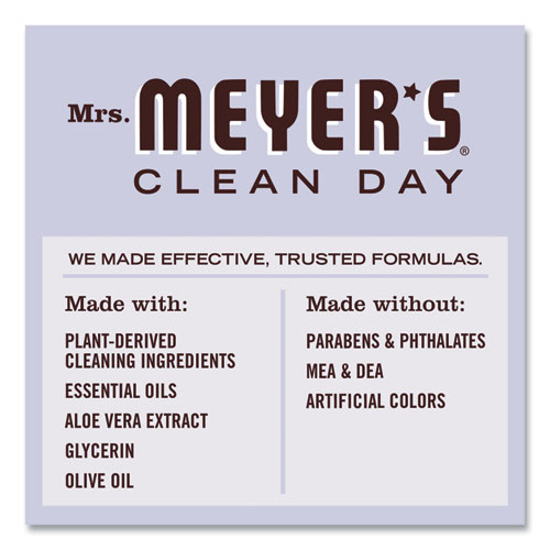 Image of Mrs. Meyer'S® Clean Day Liquid Hand Soap, Lavender, 33 Oz, 6/Carton