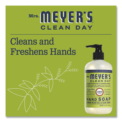 Image of Mrs. Meyer'S® Clean Day Liquid Hand Soap, Lemon, 12.5 Oz, 6/Carton