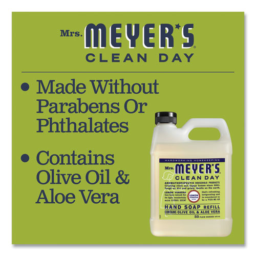 Image of Mrs. Meyer'S® Clean Day Liquid Hand Soap Refill, Lemon Verbena, 33 Oz