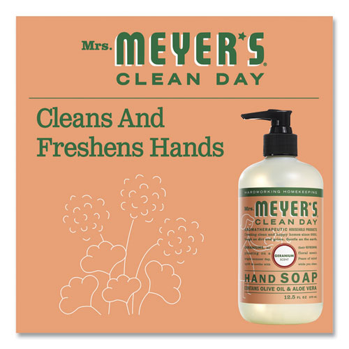 Image of Mrs. Meyer'S® Clean Day Liquid Hand Soap, Geranium, 12.5 Oz