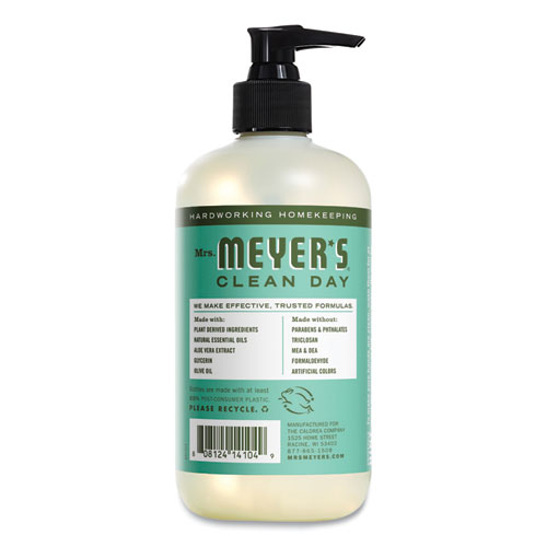 Image of Mrs. Meyer'S® Clean Day Liquid Hand Soap, Basil, 12.5 Oz, 6/Carton