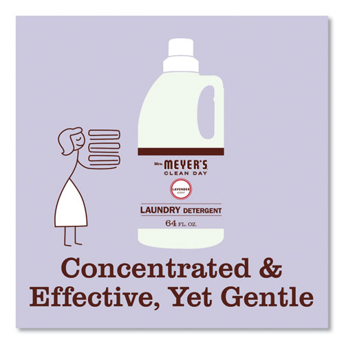 Image of Mrs. Meyer'S® Liquid Laundry Detergent, Lavender Scent, 64 Oz Bottle