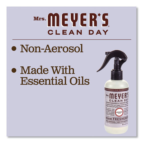 Clean Day Room Freshener, Lavender, 8 oz, Non-Aerosol Spray, 6/Carton