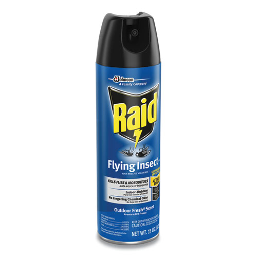 Image of Raid® Flying Insect Killer, 15 Oz Aerosol Spray, 12/Carton