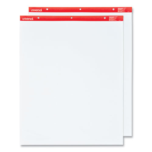 Universal™ Easel Pads/Flip Charts, Unruled, 27 x 34, White, 50 Sheets, 2/Carton