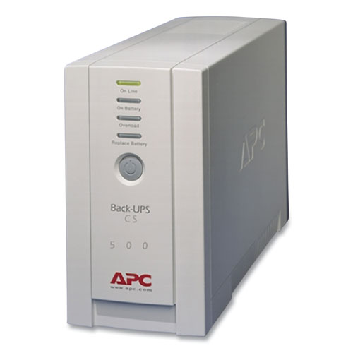 BK500 Back-UPS CS Battery Backup System, 6 Outlets, 500 VA, 480 J
