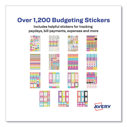  Payday Budget Stickers, Payday Flag Stickers