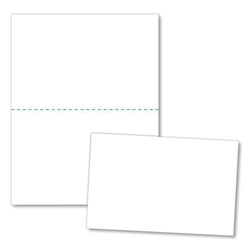 Digital Postcards, 80 lb, 8.5 x 5.5, Smooth White, 2/Sheet, 250/Pack
