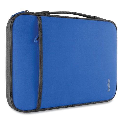 Belkin® Laptop Sleeve, Fits Devices Up to 11", Neoprene, 12 x 8, Blue