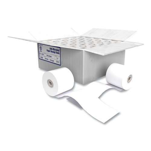 Image of Alliance Armor Antimicrobial Receipt Roll Paper, 2.25" X 130 Ft, White, 50/Carton