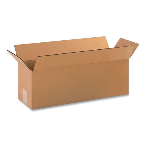 Fixed-Depth Shipping Boxes, 200 lb Mullen Rated, Regular Slotted Container (RSC), 26 x 12 x 12, Brown Kraft, 20/Bundle