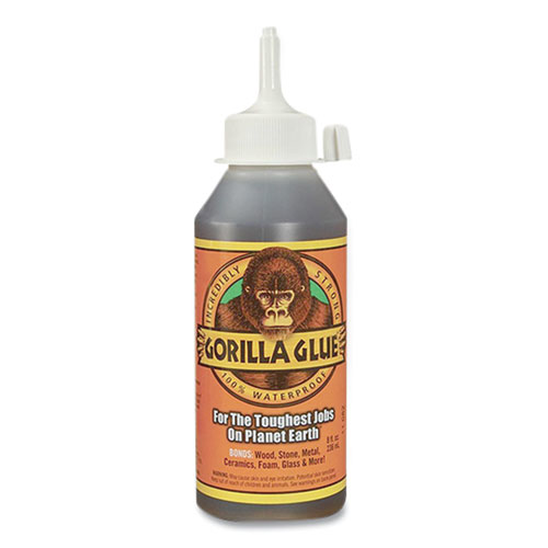 Image of Gorilla® Original Formula Glue, 8 Oz, Dries Light Brown