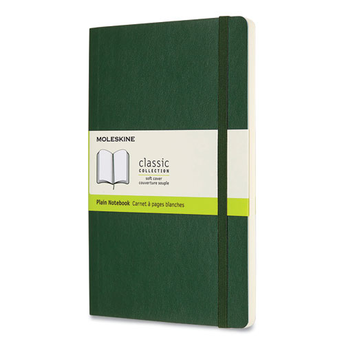 Classic Softcover Notebook, 1 Subject, Unruled, Myrtle Green Cover, 8.25 x 5, 96 Sheets