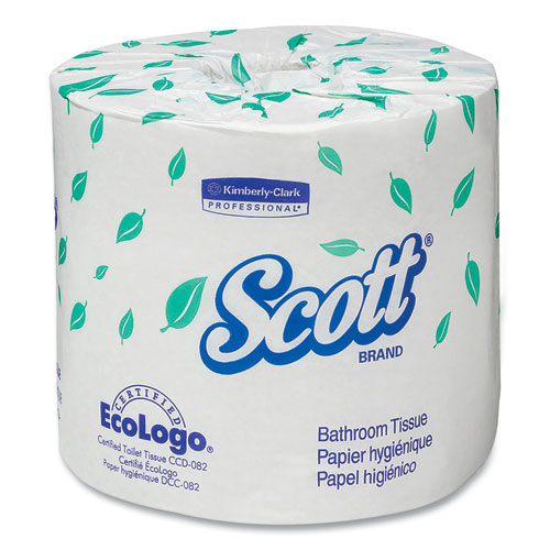 Scott® Essential Standard Roll Bathroom Tissue, Septic Safe, 2-Ply, White, 550 Sheets/Roll, 40 Rolls/Carton