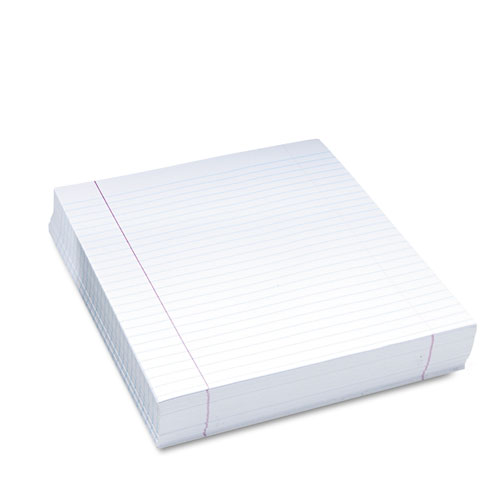 Pacon® Composition Paper, 5-Hole, 8 x 10.5, Wide/Legal Rule, 500/Pack