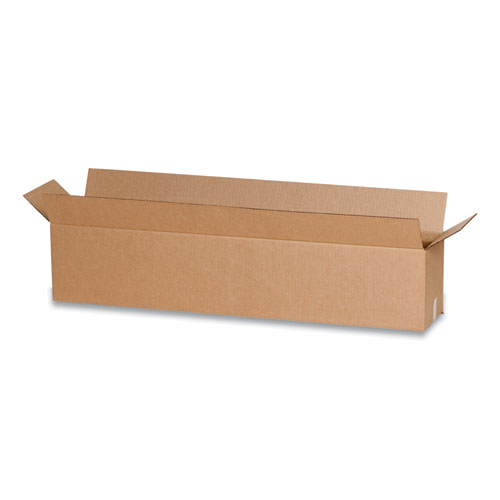 Image of Shipping Boxes, Regular Slotted Container (RSC), 4" x 14" x 4", Brown Kraft, 25/Bundle