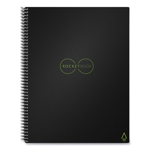 Core Smart Notebook, Dotted Rule, Black Cover, (16) 11 x 8.5 Sheets