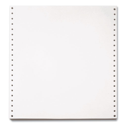 Image of Willamette Computer Printout Paper, 1-Part, 20 Lb Bond Weight, 9.5 X 11, White, 2,700/Carton