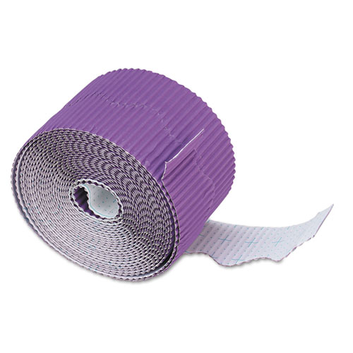 Bordette Decorative Border, 2 1/4" x 50' Roll, Violet | by Plexsupply