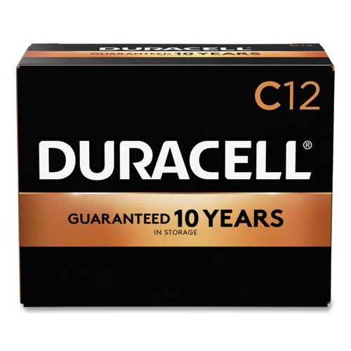 Duracell® CopperTop Alkaline C Batteries, 12/Box