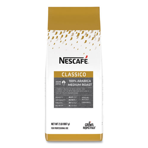 Classico 100% Arabica Roast Ground Coffee, Medium Blend, 2 lb Bag