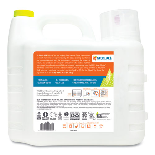 Image of Liquid Laundry Detergent, Citrus Breeze, 200 oz Bottle, 2/Carton