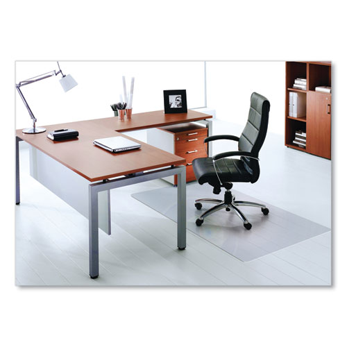 Cleartex Ultimat Polycarbonate Chair Mat for Hard Floors, 48 x 53, Clear