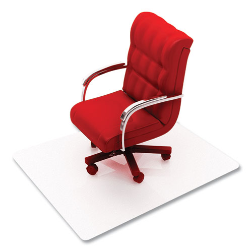 Image of Floortex® Cleartex Advantagemat Phthalate Free Pvc Chair Mat For Hard Floors, 48 X 36, Clear