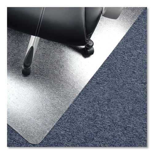 Image of Floortex® Cleartex Advantagemat Phthalate Free Pvc Chair Mat For Low Pile Carpet, 48 X 36, Clear
