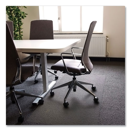 Image of Floortex® Cleartex Ultimat Xxl Polycarb. Square General Office Mat For Carpets, 60 X 60, Clear