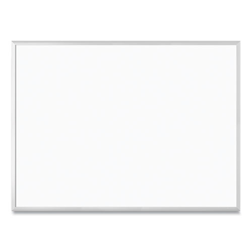Image of U Brands Magnetic Dry Erase Board With Aluminum Frame, 47 X 35, White Surface, Silver Frame