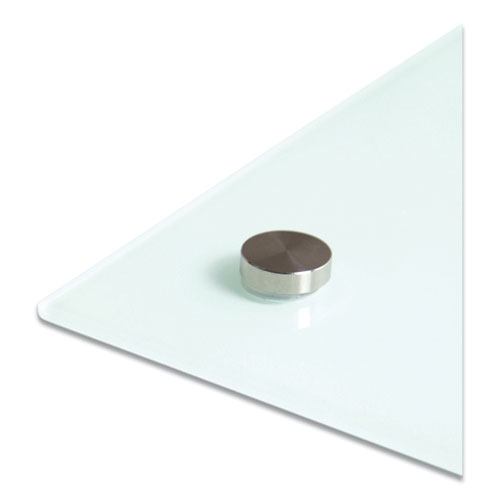 Glass Dry Erase Board, 70 x 35, White Surface