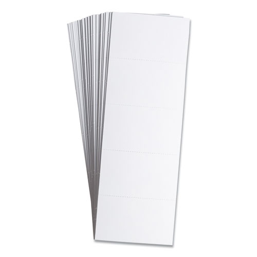 Image of U Brands Data Card Replacement, 3 X 1.75, White, 500/Pack