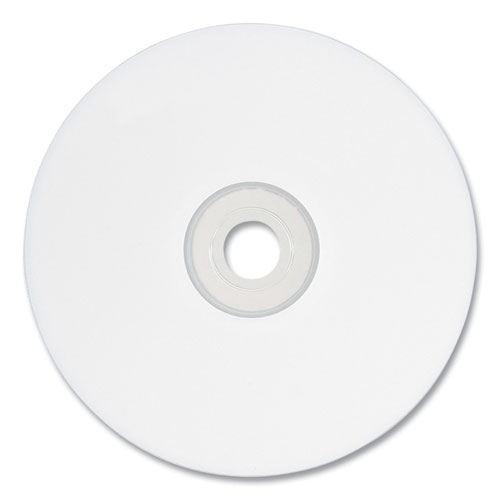 Image of Verbatim® Cd-R Printable Recordable Disc, 700 Mb/80 Min, 52X, Spindle, White, 100/Pack