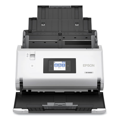 Epson® DS-32000 Large-Format Document Scanner, Scans Up to 12" x 220", 1200 dpi Optical Res, 120-Sheet Duplex Auto Document Feeder