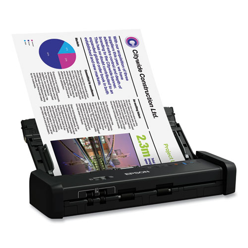Image of Epson® Ds-320 Portable Duplex Document Scanner, 1200 Dpi Optical Resolution, 20-Sheet Duplex Auto Document Feeder
