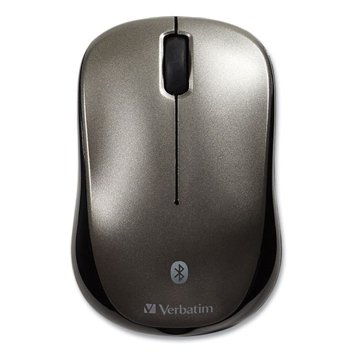 Image of Verbatim® Bluetooth Wireless Tablet Multi-Trac Blue Led Mouse, 2.4 Ghz Frequency/30 Ft Wireless Range, Left/Right Hand Use, Graphite