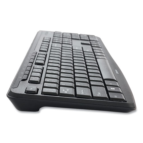 Image of Verbatim® Silent Wireless Mouse And Keyboard, 2.4 Ghz Frequency/32.8 Ft Wireless Range, Black
