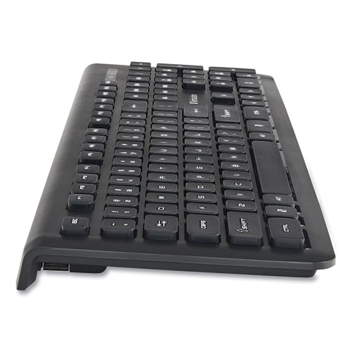 Image of Verbatim® Wireless Slim Keyboard, 103 Keys, Black