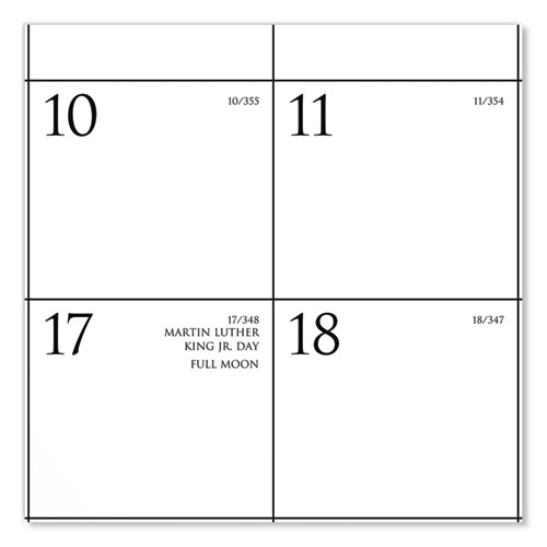 Image of At-A-Glance® Business Monthly Wall Calendar, 15 X 12, White/Black Sheets, 12-Month (Jan To Dec): 2024