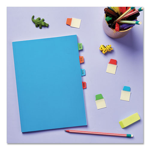 Image of Avery® Ultra Tabs Repositionable Tabs, Mini Tabs: 1" X 1.5", 1/5-Cut, Assorted Colors, 40/Pack