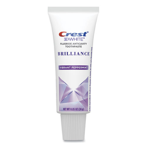 Crest® 3D White Brilliance Advanced Whitening Technology + Advanced Stain Protection Toothpaste, 0.85 oz Tube